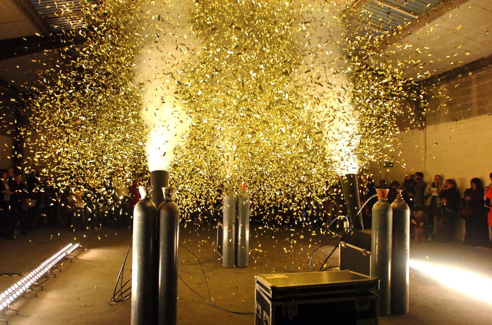 Конфетти машина